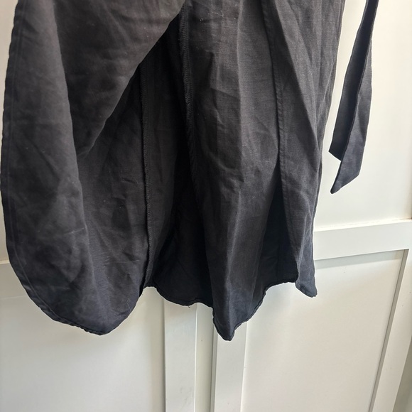 Reformation Citron Wrap Skirt Womens Medium Linen Tencel Side Slit - Picture 5 of 7